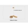 Buy cheap Nordic Wabi Sabi Led Pendant Lights For Living Room Home Decoration Rattan Bedroom Chandelier(WH-AP-587) from wholesalers