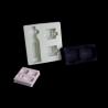 Buy cheap Flocking Plastic Blister Packaging 0.3mm Thick Velvet Jewelry Tray Insert from wholesalers