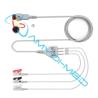 Buy cheap Ecg Parts 3 Wire Cable 12 Pins ECG EKG Cable 3 Lead Clip ECG Machine Patient Cable from wholesalers