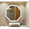 Buy cheap Hotel Beauty Salon Furniture Shape Irregular Designer Frameless Backlit Bathroom Mirror from wholesalers