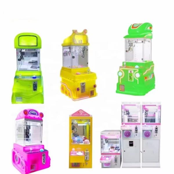 Small Dolls Vending Mini Toy Claw Machine 30KG Metal Acrylic Coin Operated