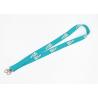 Buy cheap Red Silkscreen Printing Single Custom Lanyards , Unlimited Print Id Neck Lanyard from wholesalers