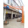 Buy cheap Box Girder Type Pillar Mounted Jib Crane , Reliable 500kg Swing Arm Jib Crane from wholesalers