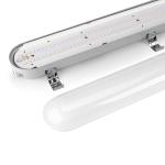 Parking Lot Weatherproof Led Batten Lights , Waterproof Tube Light Fittings