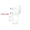 Buy cheap Reliable Seal Vacuum Angle Valve Pneumatic Drive / Smc Vacuum Valve Small Leakage from wholesalers