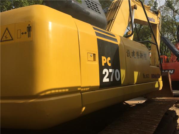 Buy cheap Used Komatsu PC270-7 Crawler Excavator SAA6D107E-1 engine 27T weight with Original Paint from wholesalers