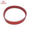 Buy cheap Auto Cutter Part Number 128175 Vector IX Q80 M88 MH8 Parts 0.099kg Red Timing Belt from wholesalers