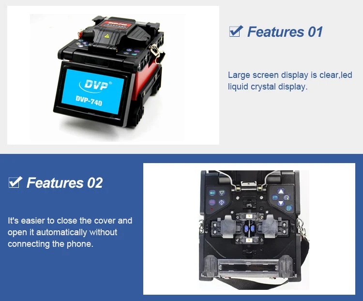 Handheld FTTH Arc Splicer Compatible with RJ45 SM/MM/DS/NZDS Fiber Optic Welding Machine