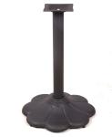 Decorative Cast Iron Table Base Rectangular Table Legs Black Color Hospitality