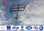 9m 200Dan Galvanizing Surface Treatment Electrical Line Poles / Steel Tubular