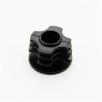 Beige ABS OD 28mm Pipe End Cap Plastic JY-110C