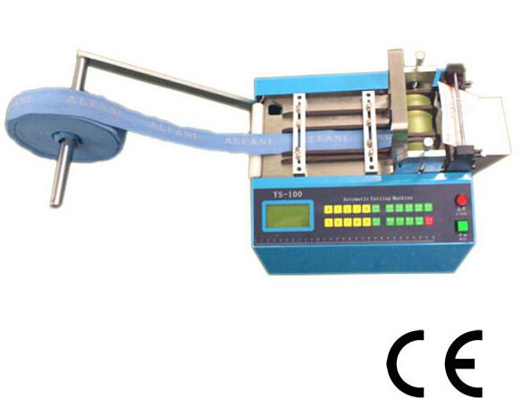 YS-160W Heavy Duty Elastic Webbing Tape Cut-To-Length Machine Automatic English