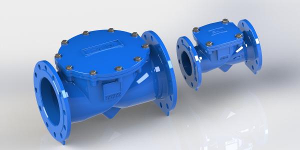 Buy cheap Rubber Coated Disc Check Valve For Clear And Sewage Water from wholesalers