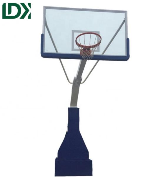 ISO9001 Anti Acid Movable Indoor Basketball Ring Hydraulic Miniature In Ground
