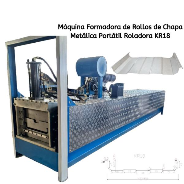 Mexico Roladora Portable KR18 KR24 Beam Standing SSR Roof Sheet Roll Forming