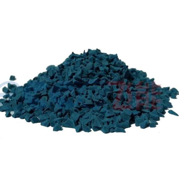 Buy cheap Dark Blue EPDM Color Rubber Granules IAAF WAF Certificate from wholesalers