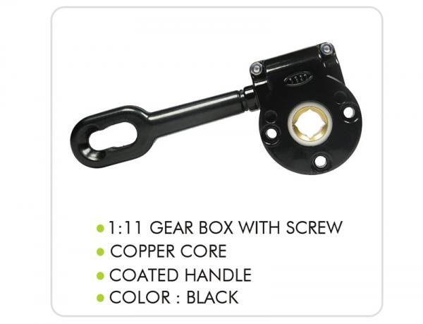 Chinese Aluminium Gear Box White Retractable Awning Gearbox Hardware