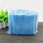 Non Woven Material Disposable Surgeon Cap Hair Nets Lightweight 10gsm Thickness