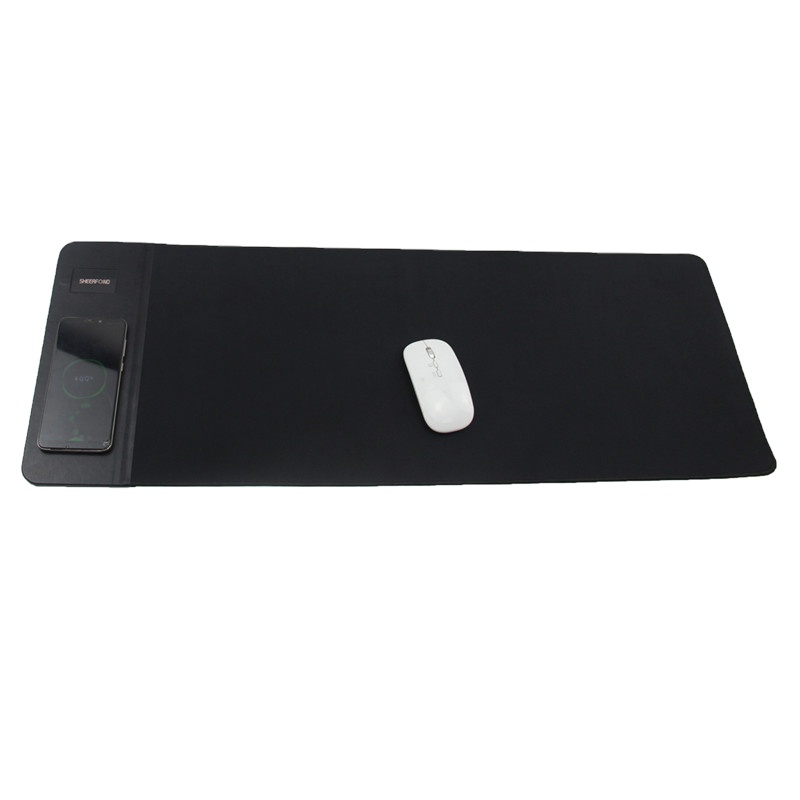 Customized Design Soft LED Gaming Keyboard Mat Wireless Charging Rubber Gaming Mousepad