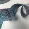 Buy cheap 50mm Blue Sofa Elastic Webbing PE Chinese Rubber Yarn Material from wholesalers
