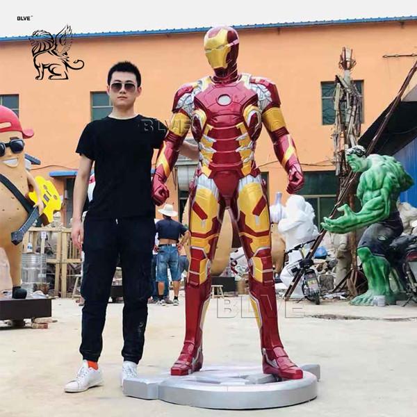Marvel Avengers Iron Man Sculpture Resin Life Size Mark 43 Statue Home