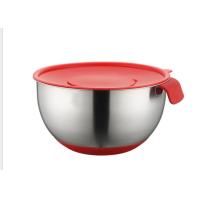 Buy cheap SS304 Stainless Steel Mixing Bowls With Lids Non Slip Silicone Bottoms Salad product