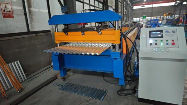 Buy cheap 18 - 20 Stations Roller Forming Machine For Guardrail Panel 45# Steel from wholesalers