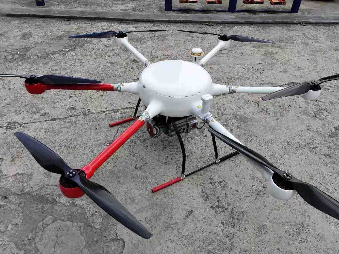 120min Max Load 8kg Multi Rotor UAV Long120 Light Rain Resistance Six Axis Drone