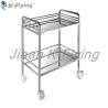 Buy cheap 2 Layers Stainless Steel Movable Hospital Instrument Medical Trolley Cart from wholesalers