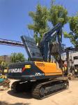 Machine Weight 22000 KG Secondhand Hyundai 225 Crawler Excavator 21ton VS 22ton