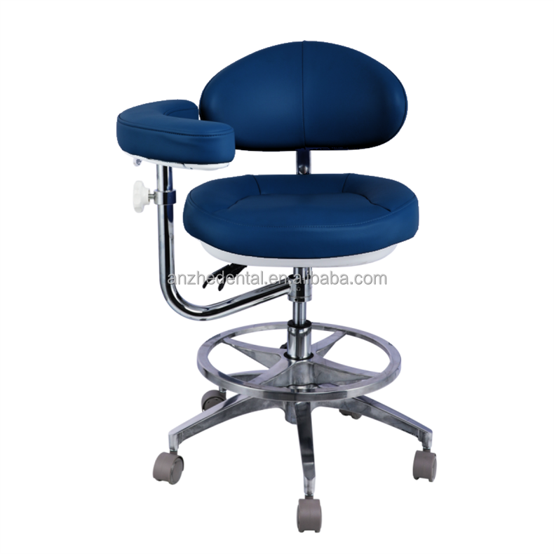 Luxury Design Dentist Stool Doctor Chair Work For Microscope Surgical Stool With Armrest
