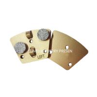 Buy cheap ASL Trapezoid PCD Double Round Magnetic Connection Diamond Grinding Shoes non product