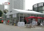 Luxury Outdoor Event Tents 10x20m With Glass Panel For Dyson Exhibition