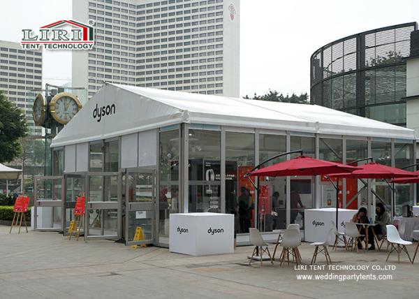 Buy cheap 10x10m Exhibition Glass Wall Tent , Outdoor Event Tents with UV-resistant from wholesalers