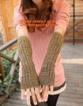 Fashion women fingerless gloves,hand Crochet winter knitted fingerless ,knitted