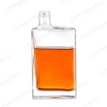 Rubber Stopper Sealing Type Square Flint Shape Spirits Bottles 700ml 750ml for
