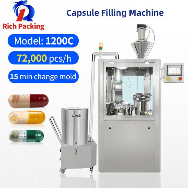Buy cheap Hard Gelatin Stout Fatty Capsule Powder Filling Machine / Pharmacy Capsule Machine from wholesalers