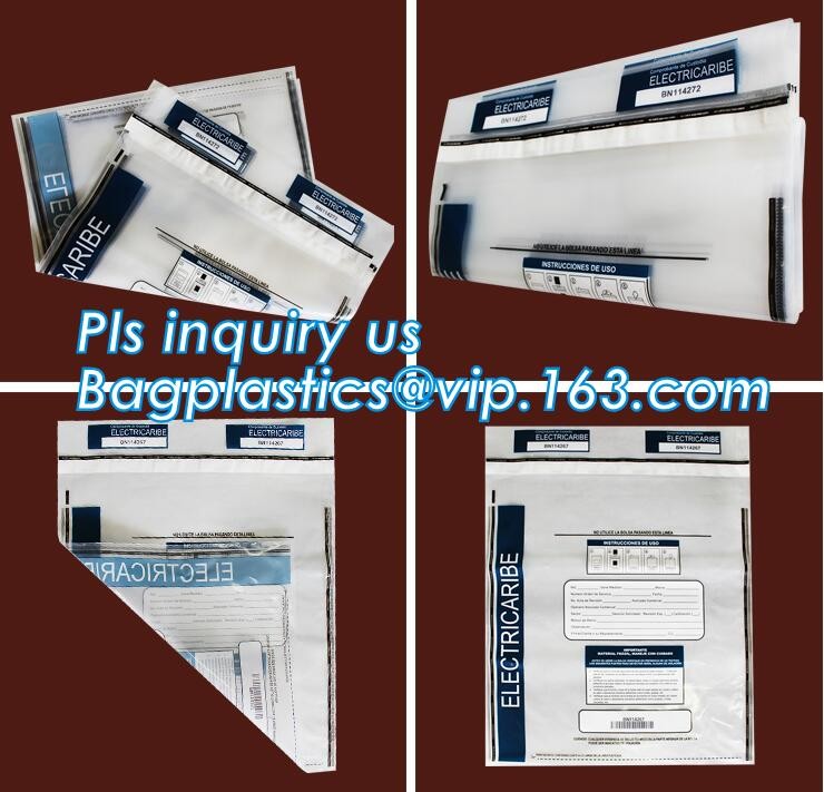 custom logo tamper tear proof plastic bank money envelopes mailing bag, Security Bag/Printed Plastic Security Bags For M