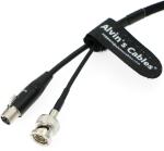 TV Logic Monitor Combination Power Cable Mini 4 pin XLR to D-Tap & BNC to BNC 75