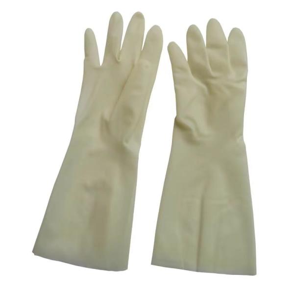 Buy cheap Solvent Retance Nitrile Dishwashing Gloves 15 Mil Industrial Work from wholesalers