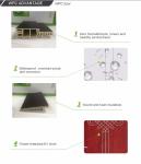 Hollow Upvc WPC Door Frame Composite FIsrael Flame Retardant Bathroom Use