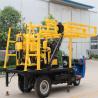 Buy cheap Tricycle Mounted Water Well Drilling Machine 200m with DTH Air Compressor Hammer from wholesalers