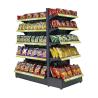 Buy cheap Supermarket Retail Store Double Sided Gondola Display Shelving Convenience Store Shelf / Rack from wholesalers
