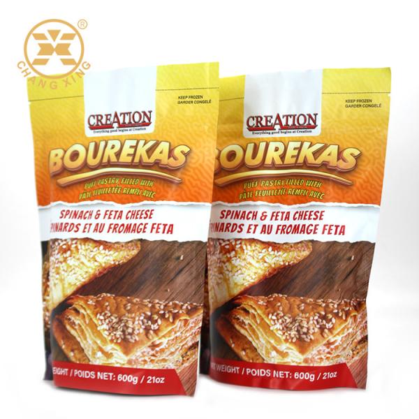 Buy cheap Printed Crunch Snack Packaging Pouch Bag With Zipper Custom Food Packaging Bags from wholesalers