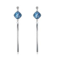Buy cheap 7.1cm 0.19oz Sterling Silver Jewelry Earrings Unisex Tassel Drop Earring SGS product
