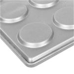 RK Bakeware China Foodservice 15 Mold Aluminized Steel Hamburger Bun Tray /