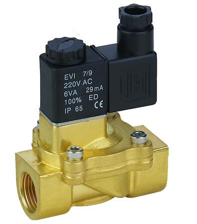 Buy cheap 1/8＂ Low Power Diaphragm Solenoid Valve Direct Acting For Water / Liquid / Air from wholesalers