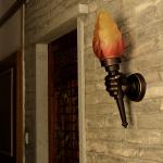 Garden yard porch living room bedroom corridor wall sconces restaurant cafe