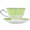 Buy cheap Bohemian Teapot Moroccan Style Green Coffee Cup And Saucer Set Ideal For Business Gifts from wholesalers