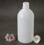 500ml Pharmaceutical Transparent Plastic Bottle Large Mouth PE Material